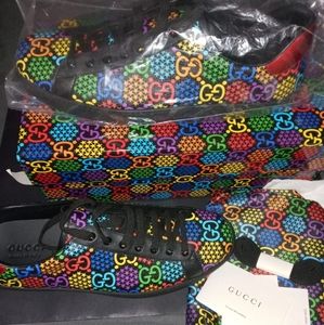 NWT Gucci Ace Psychedelic size 12G